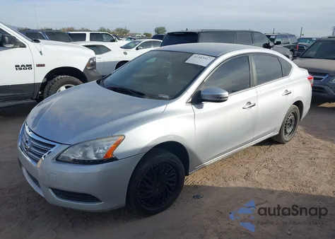 2014 Nissan Sentra S из США, поврежденный, VIN 3N1AB7AP5EY206126
